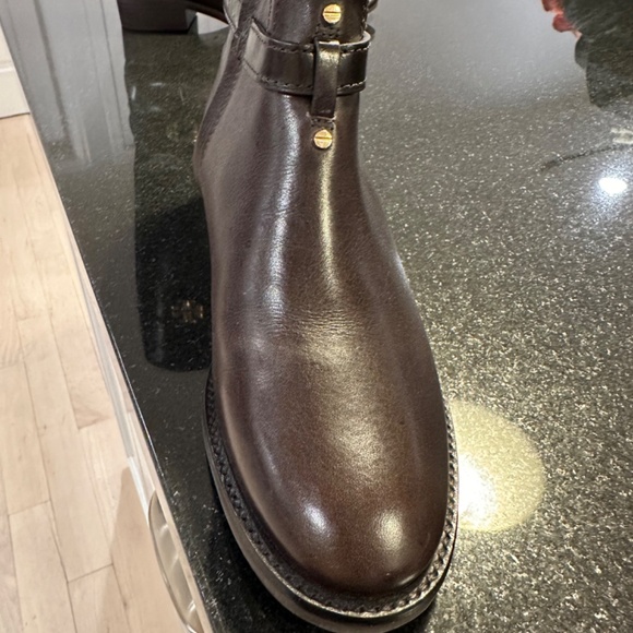 Tory Burch Chocolate Brown Riding Boots (New, Never Worn) - Nordstrom Sale Find! - Picture 7 of 9